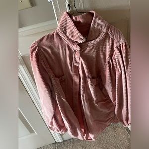 American Eagle pink corduroy jacket